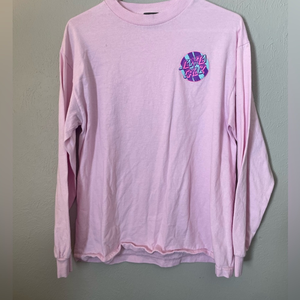 Pink Santa Cruz Long sleeve, Size Medium